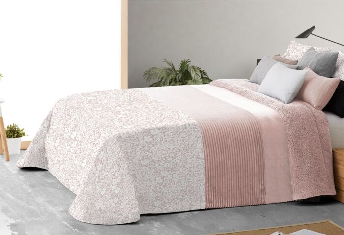 Doudou Quilt Avec Dessin Et Maquillage Romantique Inversé Sherpa