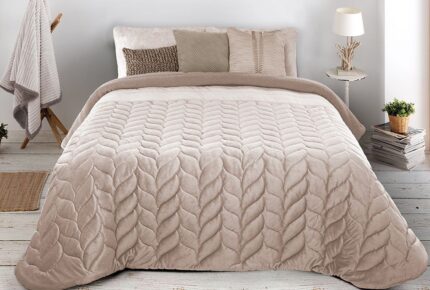 Couette Couette Chevrons Beige Pierre & Forêt